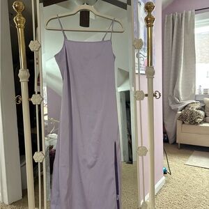 Wildfang Lavender Midi Dress